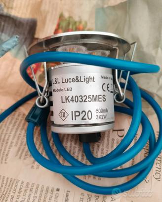 3 faretti da incasso Luce&Light L&L Made in Italy