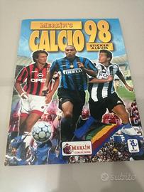 Album figurine Calcio Merlin's 1998 con 85 figurin