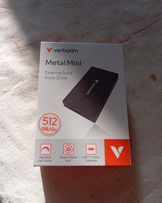 Verbatim Metal Mini 512gb Ssd Portatile Esterno