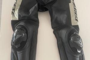 Pantaloni  tuta in pelle moto Dainese