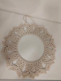 Ghirlanda in macramè