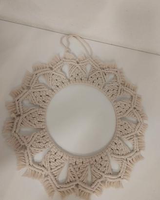 Ghirlanda in macramè