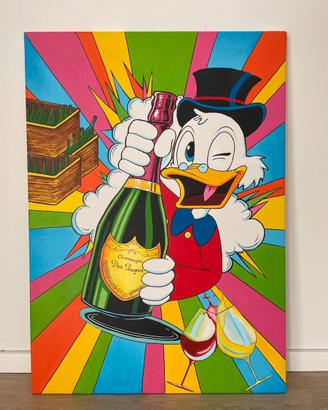 Zio paperone con dom perignon.