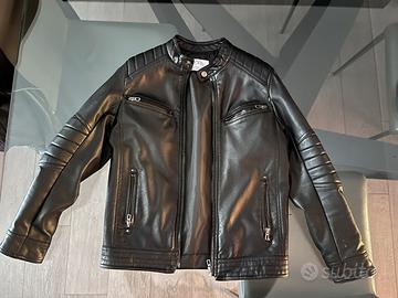 Giubbino in pelle taglia  11-12 anni 152 cm