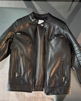 Giubbino in pelle taglia  11-12 anni 152 cm