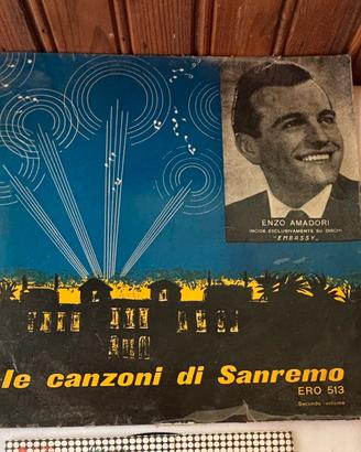 Vinile 33 giri le canzoni di Sanremo del 1958