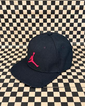 Cappello Jordan Nero Jumpman Rosso Snapback