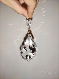 Pendente a foglia per lampadario Swarovski