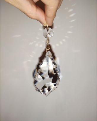 Pendente a foglia per lampadario Swarovski