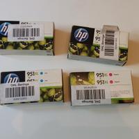 cartucce hp 951 xl originali doppie ciano magenta