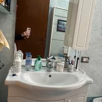 Mobile Bagno Completo con specchio e pensile 85cm