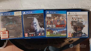 3 giochi ps4 e uno ps5