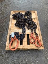 Catena a 2 bracci con ganci
