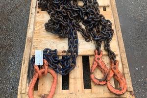 Catena a 2 bracci con ganci