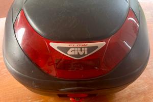 Bauletti Givi Flow con piastra e chiavi originali