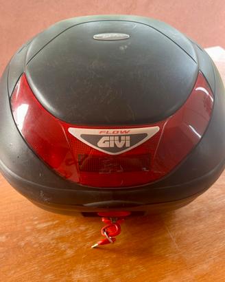 Bauletti Givi Flow con piastra e chiavi originali