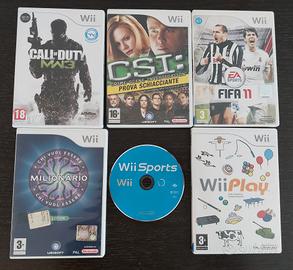 Lotto giochi Nintendo Wii