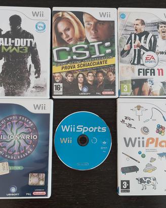 Lotto giochi Nintendo Wii