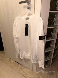 Felpa stone island bianca - taglia m