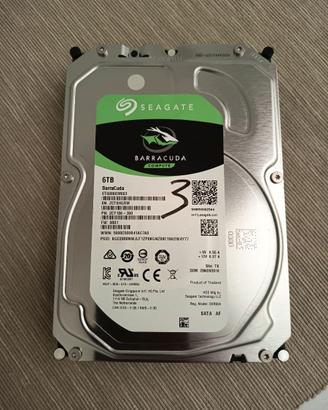 Hard Disk Seagate Barracuda 6TB