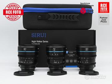 Sirui Night Walker S24 + S35 + S55 T1.2 (Sony)