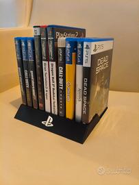 Stand PlayStation porta giochi 2 3 4 5