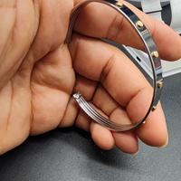 Braccialetto Steel and Gold 18k