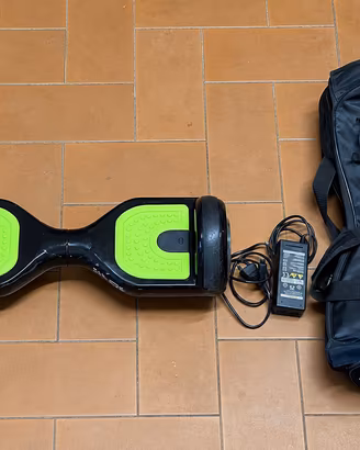 Hoverboard Nilox DOC nero/verde, borsa e caricator