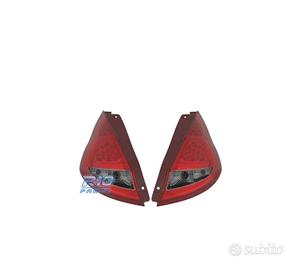 FANALI PER FORD FIESTA MK7 08-12 LED ROSSO AFFUMIC