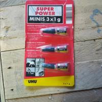 Colla Istantanea UHU super power minis 3X1 g Super