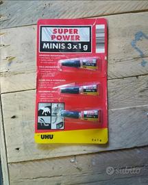 Colla Istantanea UHU super power minis 3X1 g Super