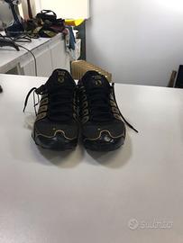 scarpe nike mod shox nero oro  originali n39