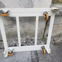 Pedana pallet in ferro con ruote