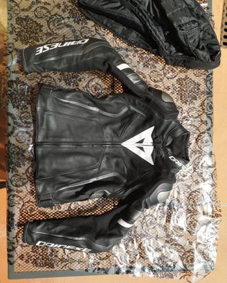 giacca moto 42 dainese donna in pelle