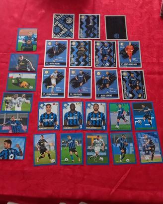 tematica inter, card e figurine 2020/21 e 2021/22