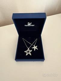 Swarovski doppia collana stelle marine
