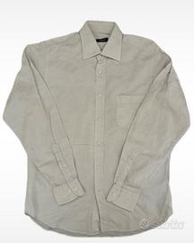 Camicia Hugo Boss Elegante Beige/Grigio Chiaro