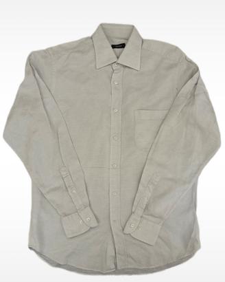 Camicia Hugo Boss Elegante Beige/Grigio Chiaro