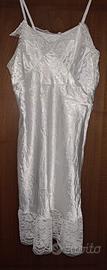 Camicia da notte sottoveste donna vintage in raso 