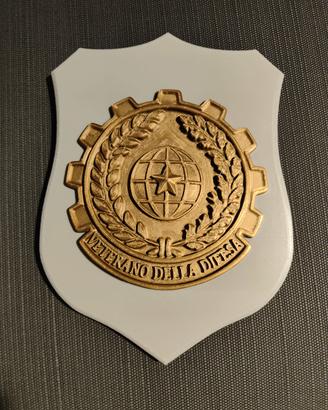 Crest con distintivo di Veterano della Difesa 