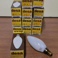 STOCK 12 PZ. LAMPADA OLIVA OPALE E14 220V 15W