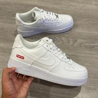 Sneakers basse SupremexNike Air Force 1 bianche/40