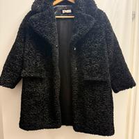 Cappotto eco pelliccia bambina 8 anni