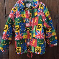 Moschino giacca imbottita Flag vintage