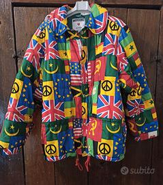 Moschino giacca imbottita Flag vintage
