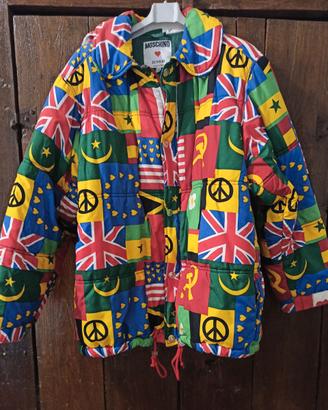 Moschino giacca imbottita Flag vintage