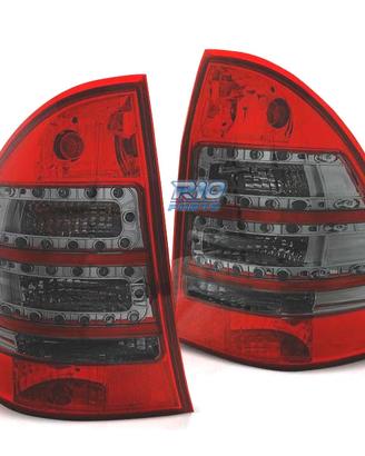 FANALI MERCEDES CLASSE C W203 00-07 LED ROSSO BIAN