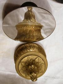 Specchi Concavi Argentati D'Epoca