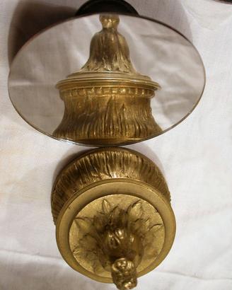 Specchi Concavi Argentati D'Epoca