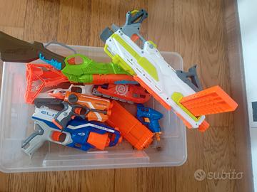 nerf pistola giocattolo vari